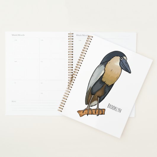 Botnavelvogel cartoon planner (Display)
