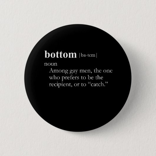 BOTOM (definitie) Ronde Button 5,7 Cm (Voorkant)