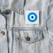 Bóton (Button) Olho Grego Vierkante Button 5,1 Cm (In situ)