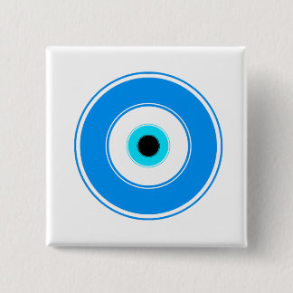 Bóton (Button) Olho Grego Vierkante Button 5,1 Cm