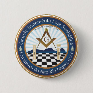 Boton Freemason CARN Amazonas Ronde Button 5,7 Cm