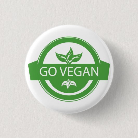 Boton Go Vegan Ronde Button 3,2 Cm (Voorkant)