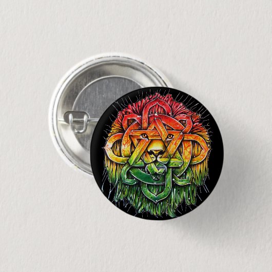 Botón Lion Zion - M1 Ronde Button 3,2 Cm (Voorkant /achterkant)