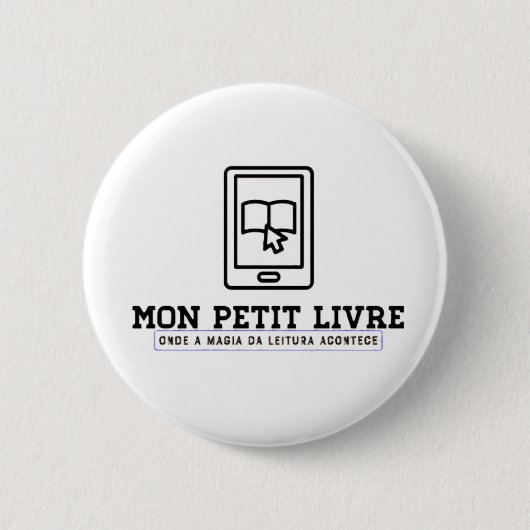 Boton Mon Petit Livre Ronde Button 5,7 Cm (Voorkant)