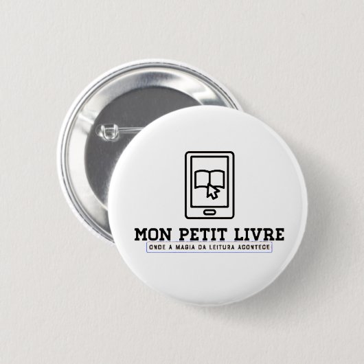 Boton Mon Petit Livre Ronde Button 5,7 Cm (Voorkant /achterkant)