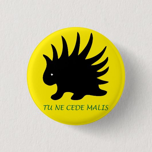 Botón Puerco Espín Liberal - M4 Ronde Button 3,2 Cm (Voorkant)