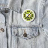 Bóton: Símbolo sem Ovos Ronde Button 5,7 Cm (In situ)