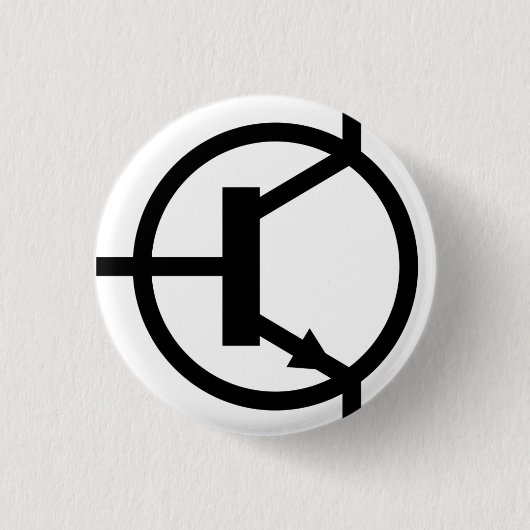 Boton Transistor NPN Ronde Button 3,2 Cm (Voorkant)