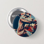 Boton Velociraptor Ronde Button 5,7 Cm (Voorkant /achterkant)