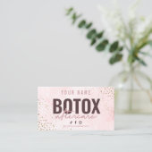 Botox Aftercare Card Visitekaartje (Staand voorkant)