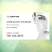 Botox Behandeling Service Aangepaste Venster Cling Raamsticker (Vel 3)