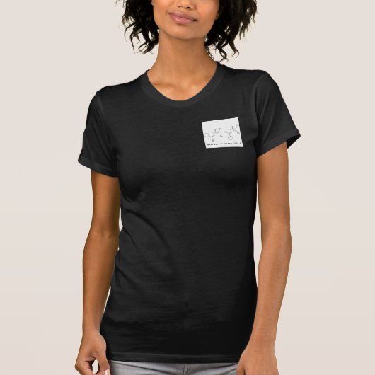 Botox-chemische structuur t-shirt (Voorkant)