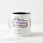 Botox en Bullets Coffee Mok (Voorkant links)