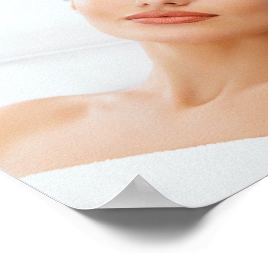 Botox en vulmiddel injecties door esthetische arts poster (Hoek)