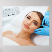 Botox en vulmiddel injecties door esthetische arts poster (Voorkant)