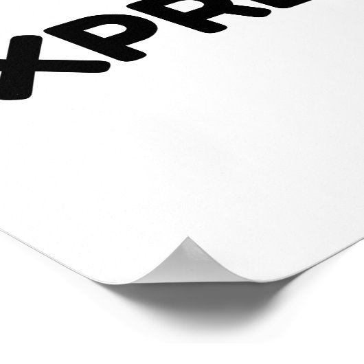 Botox-expressie Poster (Hoek)