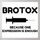 Botox-expressie Poster (Voorkant)