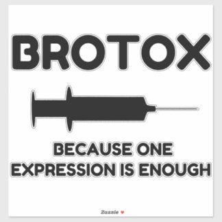 Botox-expressie Sticker
