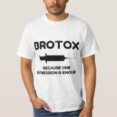 Botox-expressie T-shirt (Voorkant)