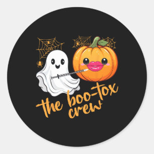Botox Filler Halloween Esthetische Injector Nurse Ronde Sticker