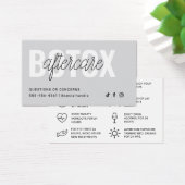 Botox Filler Injectie Nazorg Kaart (Bureau)