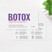 Botox Filler Injectie Nazorg Kaart (Bureau)