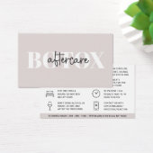 Botox Filler Injectie Nazorg Kaart (Bureau)