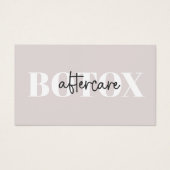 Botox Filler Injectie Nazorg Kaart (Voorkant)