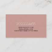 Botox Fillers Plastic Surgery Visitekaartje (Achterkant)