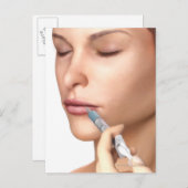 Botox injecties briefkaart (Voorkant / Achterkant)