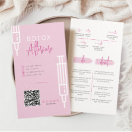 Botox-injecties Nazorgkaart Tijdlijn Doe Niet Visitekaartje