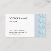 Botox injecties rond de ogen door esthetische arts visitekaartje (Achterkant)