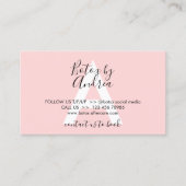 Botox Instructies voor nazorg Visitekaartje (Voorkant)