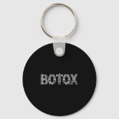Botox Nurse Injector Dancing Skeleton Esthetician Sleutelhanger (Voorkant)