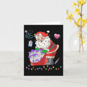 Botox Nurse Kerst Esthetische Verpleegster Injecti Kaart (Gele Bloem)