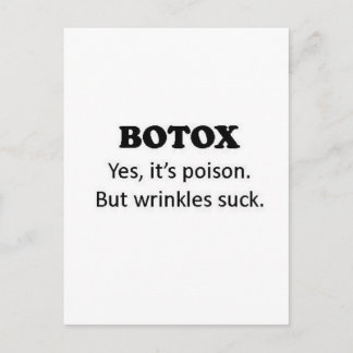 Botox Poison Briefkaart