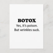 Botox Poison Briefkaart (Voorkant)