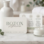 Botox Salie Groen Minimale Nazorginstructies Visitekaartje