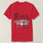 Botox Verpleegster Xmas Making Spirits Helder Keep T-shirt (Design voorkant)