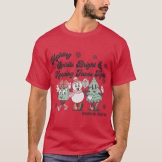 Botox Verpleegster Xmas Making Spirits Helder Keep T-shirt