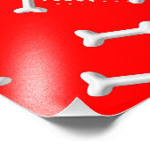 Botpatroon Hond Lijst Print Foto Afdruk (Hoek)