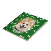 Botpatroon Hond Lijst Print Tegeltje (Zijkant)
