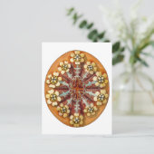 Botrylloides purpureus, Ernst Haeckel Fine Art Briefkaart (Staand voorkant)