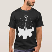Bots boven de wolken t-shirt (Voorkant)