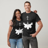 Bots boven de wolken t-shirt (Unisex)