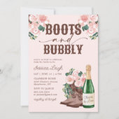 Bots en blokjes Vrijgezellenfeest Invi Kaart (Voorkant)