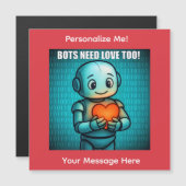 Bots Hebben Ook Liefde Nodig - Valentijnsdag (Voorkant / Achterkant)