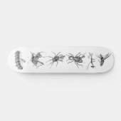 Bots op insecten collage skateboard (Horizontaal)