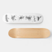 Bots op insecten collage skateboard (Horizontaal)