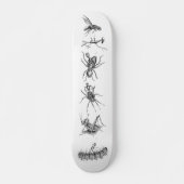 Bots Riding Bugs Collage Skateboard (Voorkant)